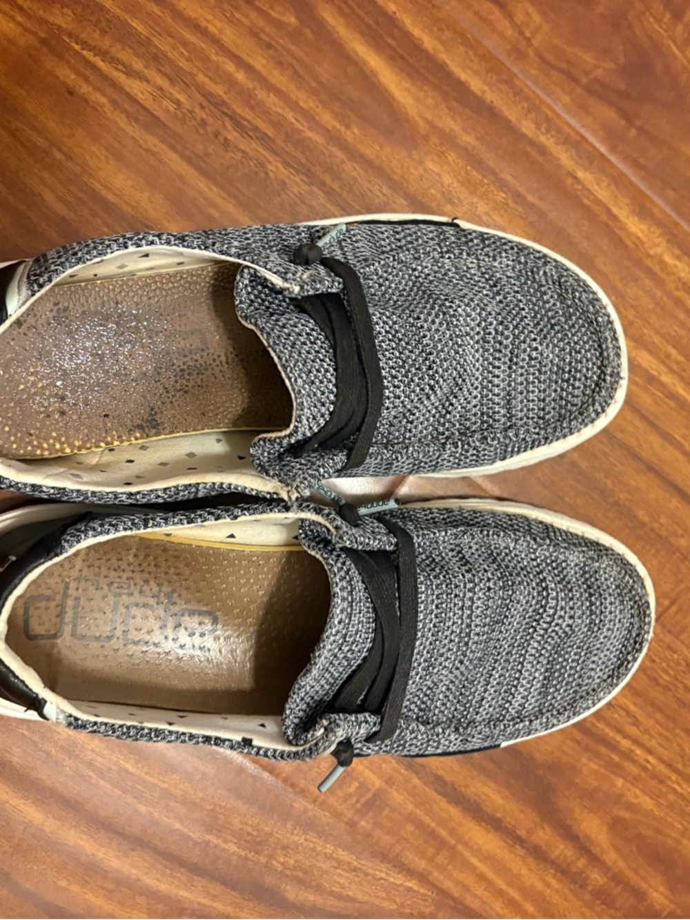 Casual Slip-On Knit Sneakers for Women in Gray